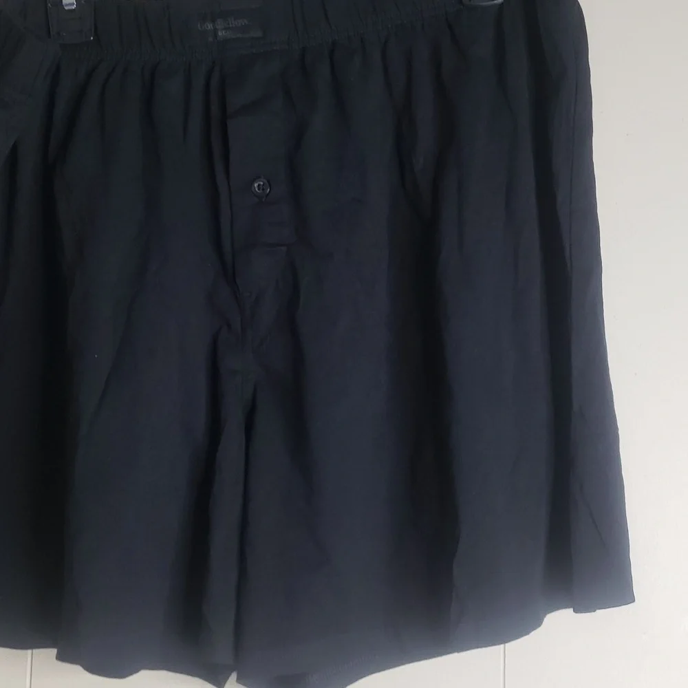 Mens Black Boxer Shorts Good Fellows XL